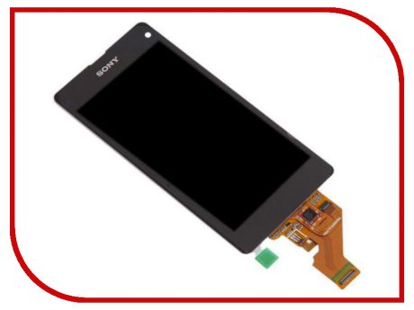 Дисплей RocknParts Zip для Sony Xperia Z1 Compact D5503 Black 380932