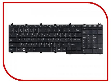 Клавиатура RocknParts Zip для Toshiba Satellite C650/C650D/C655/C660/C670/L650/L650D/L655/L670/L675/L750/L750D/L755/L775 Black 283830