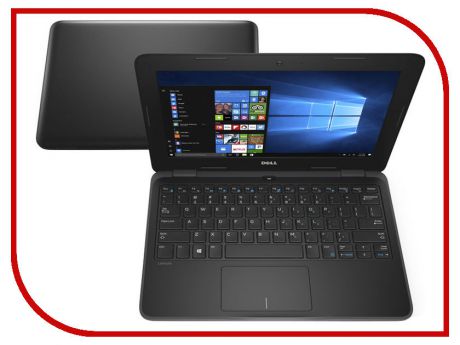 Ноутбук Dell Inspiron 3180 3180-7680 Grey (AMD A6-9220e 1.6 GHz/4096Mb/32Gb SSD/No ODD/AMD Radeon R4/Wi-Fi/Bluetooth/Cam/11.6/1366x768/Windows 10 64-bit)
