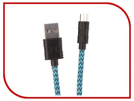 Аксессуар iKAKU Fly USB - MicroUSB Turquoise