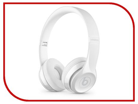 Beats Solo3 Wireless Headphones Gloss White MNEP2EE/A