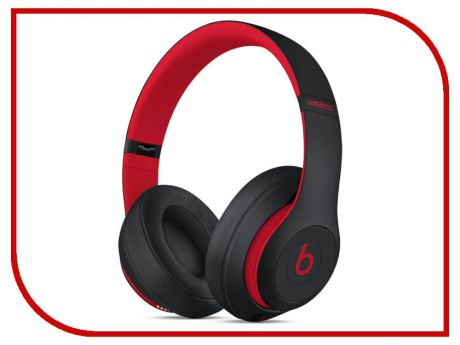 Beats Studio3 Wireless Headphones Decade Collection Defiant Black-Red MRQ82EE/A