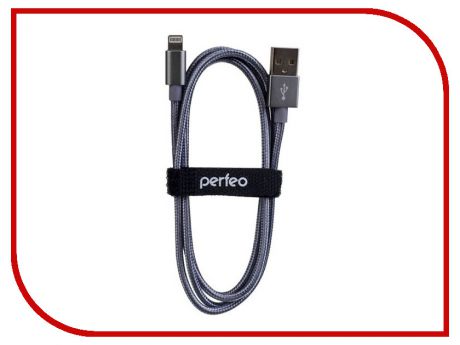 Аксессуар Perfeo USB - Lightning 1m Silver I4305