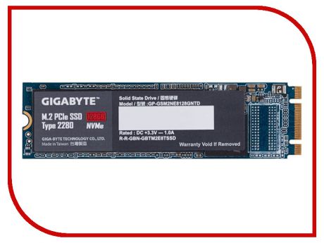 Жесткий диск GIGABYTE M.2 PCIe SSD 128GB (GP-GSM2NE8128GNTD)