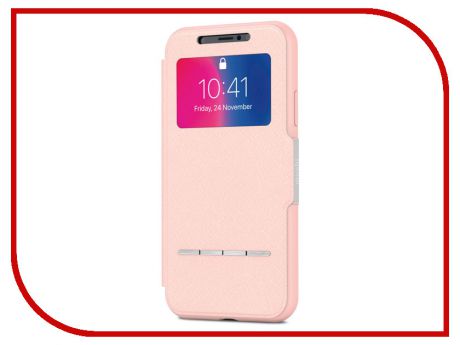 Аксессуар Чехол для APPLE iPhone X / XS Moshi SenseCover Luna Pink 99MO072309