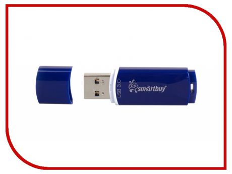 USB Flash Drive 128Gb - SmartBuy Crown Blue SB128GBCRW-Bl