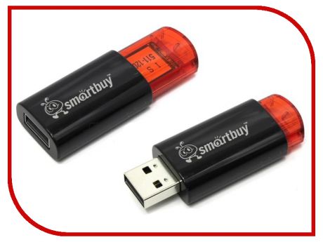 USB Flash Drive 32Gb - SmartBuy Click Black SB32GBCl-K
