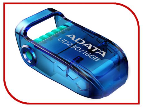 USB Flash Drive 16Gb - A-Data UD230 Blue AUD230-16G-RBL