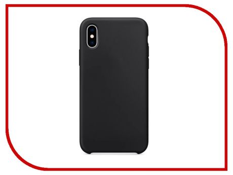 Аксессуар Чехол APPLE iPhone XS Max Silicone Case Black MRWE2ZM/A