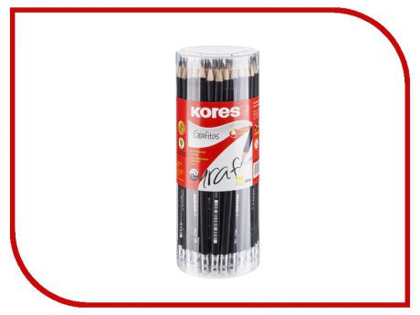 Набор чернографитных карандашей Kores 72шт 246166