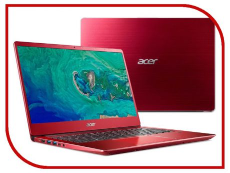 Ноутбук Acer Swift 3 SF314-54-3864 Red NX.GZXER.002 (Intel Core i3-8130U 2.2 GHz/8192Mb/128Gb SSD/Intel HD Graphics/Wi-Fi/Bluetooth/Cam/14.0/1920x1080/Linux)