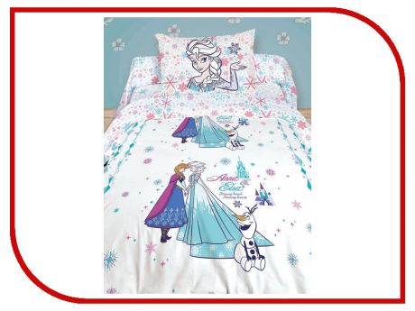 Постельное белье Disney Anna&Elsa Комплект 1.5 спальный 716923