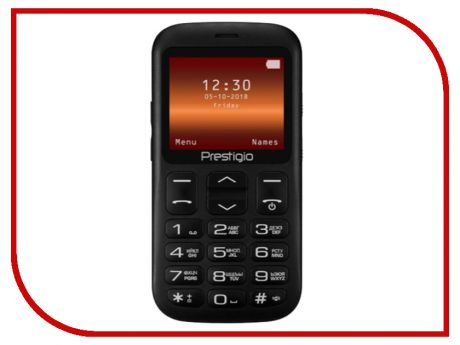 Сотовый телефон Prestigio Muze L1 Black PFP1220DUO