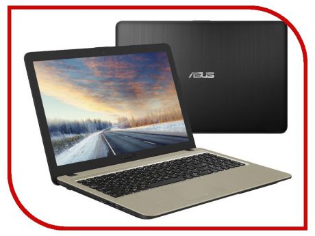Ноутбук ASUS X540MA-DM298 90NB0IR1-M04600 (Intel Celeron N4100 1.1 GHz/4096Mb/1000Gb/Intel HD Graphics/Wi-Fi/Cam/15.6/1920x1080/Endless)