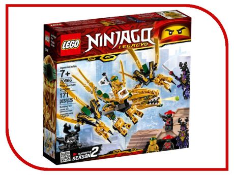 Конструктор Lego Ninjago Золотой Дракон 171 дет. 70666