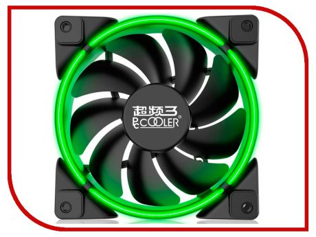 Вентилятор PCcooler Corona 120mm Green