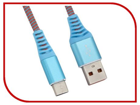 Аксессуар Liberty Project USB - Micro USB Носки 1m Light-Blue 0L-00038879