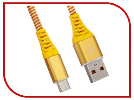 Аксессуар Liberty Project USB - Micro USB Носки 1m Yellow 0L-00038880