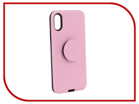 Аксессуар Чехол Liberty Project для APPLE iPhone X PopSocket Case Pink 0L-00040423