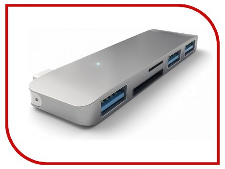 Хаб Satechi USB Type-C USB Hub для APPLE MacBook Space Gray ST-TCUHM