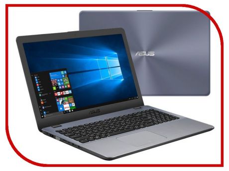 Ноутбук ASUS X542UF-DM264T 90NB0IJ2-M07990 Grey (Intel Core i3 8130U 2.2Ghz/4096Mb/500Gb/nVidia GeForce MX1302048Mb/Wi-Fi/Bluetooth/Cam/15.6/1920x1080 Full HD/Windows 10 Home)