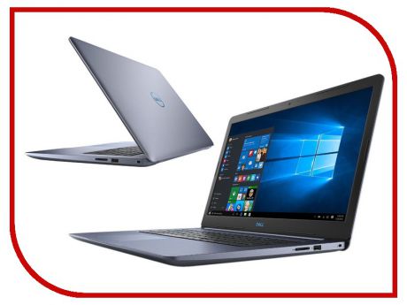 Ноутбук Dell G3-3779 Blue G317-5379 (Intel Core i5-8300H 2.3 GHz/8192Mb/1000Gb+128Gb SSD/nVidia GeForce GTX 1050Ti 4096Mb/Wi-Fi/Bluetooth/Cam/17.3/1920x1080/Windows 10 Home 64-bit)