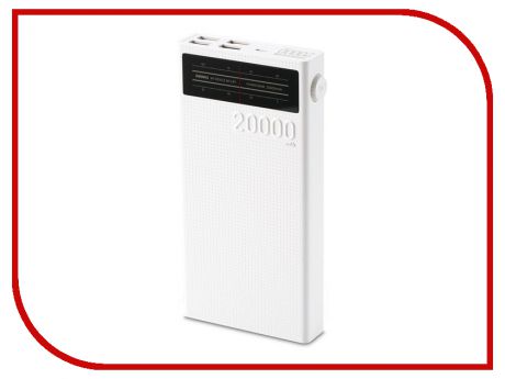 Аккумулятор Remax Radio Series 20000 mAh RPP-102 White