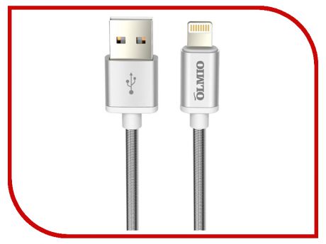 Аксессуар Olmio USB - Lightning 1.2m White 038645