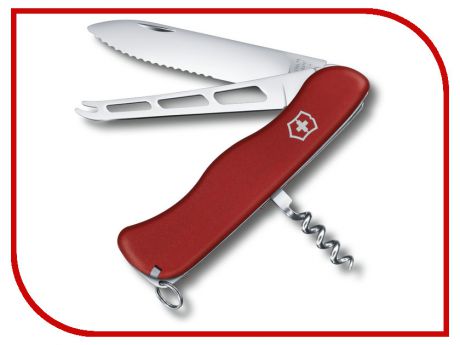 Мультитул Нож Victorinox Cheese Knife 0.8303.W Red