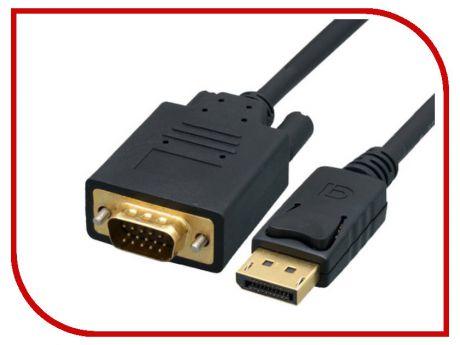 Аксессуар Gembird Cablexpert DisplayPort - VGA 20M/15M 5m Black CCP-DPM-VGAM-5M