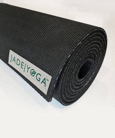 Коврик для йоги Jade Travel 3 мм из каучука (1.4 кг, 173 см, 60 см, 3 мм, черный)