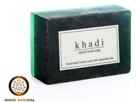 Мыло скраб абрикос Khadi (125 г)