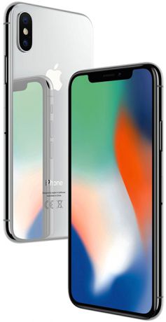 Телефон Apple iPhone X 64Gb A1901 (Silver)