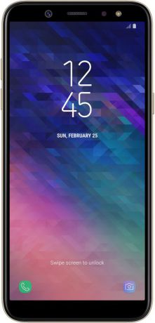 Телефон Samsung Galaxy A6 (2018) (Золотой)
