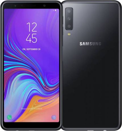 Телефон Samsung Galaxy A7 (2018) 64GB (Черный)