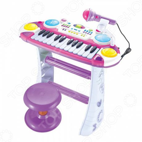 Музыкальный инструмент игрушечный Joy Toy «Электронное пианино на стойках»