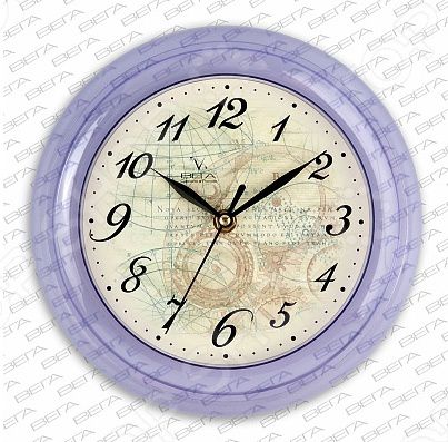 Часы Вега П 6-13-13 «Карта под старину»
