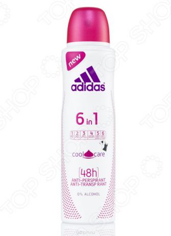 Дезодорант-спрей женский Adidas Cool&Care 6 in 1