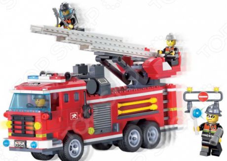 Конструктор игровой Brick «Пожарная машина с лестницей» 1717080