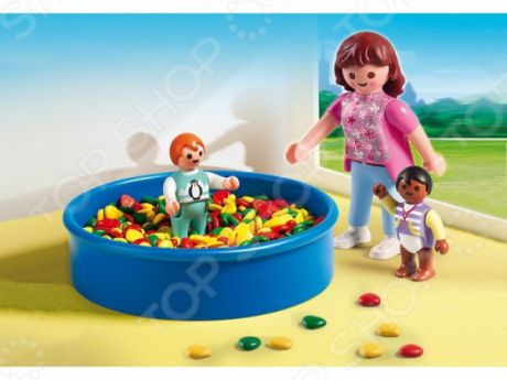 Конструктор игровой Playmobil 5572pm «Детский сад: Игровая площадка с шариками»