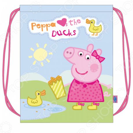 Мешок для обуви Peppa Pig «Свинка Пеппа и утка»