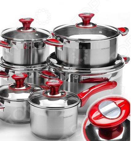 Набор посуды Mayer&Boch «Домашний кулинар» 12 предметов
