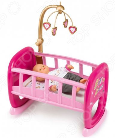 Кроватка-люлька для куклы Smoby Baby Nurse с мобилем