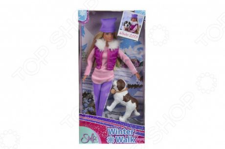 Кукла с аксессуарами Simba Штеффи на прогулке с собакой