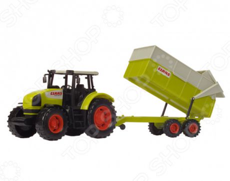 Машинка игрушечная Dickie «Трактор с прицепом»
