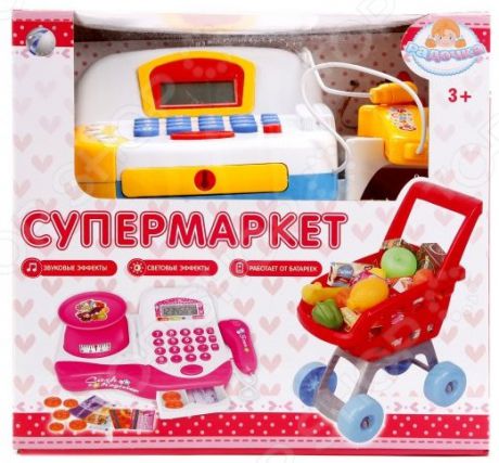 Игровой набор для ребенка Наша Игрушка «Супермаркет Радочка». Количество предметов: 32