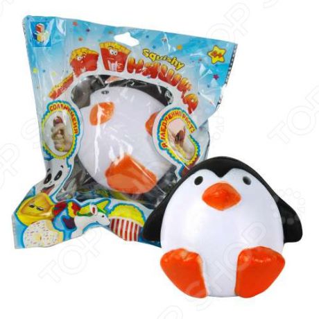 Игрушка-антистресс 1 Toy «Мммняшка сквиши: Сидящий пингвин»