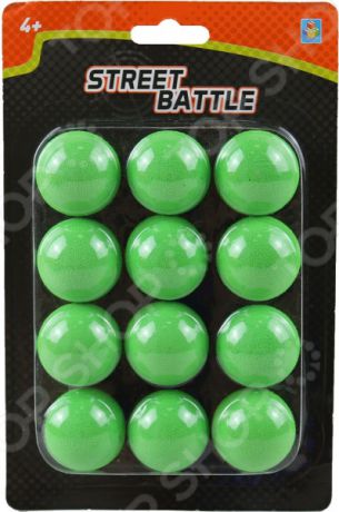 Мягкие шарики для игрового оружия 1 Toy Street Battle Т13650