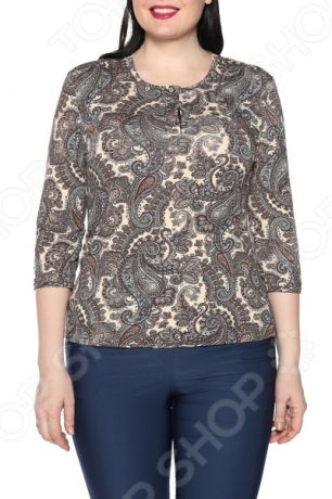 Блуза Ивассорти «Звездная мечта». Цвет: коричневый