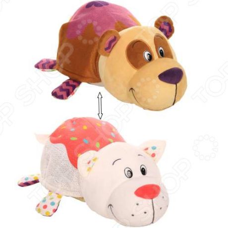 Мягкая игрушка 1 Toy «Вывернушка Ням-Ням 2в1: Панда-Кошечка»